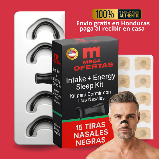 Tira Nasal Negra Intake Magnética + Seguro de Protección Garantia 1 año